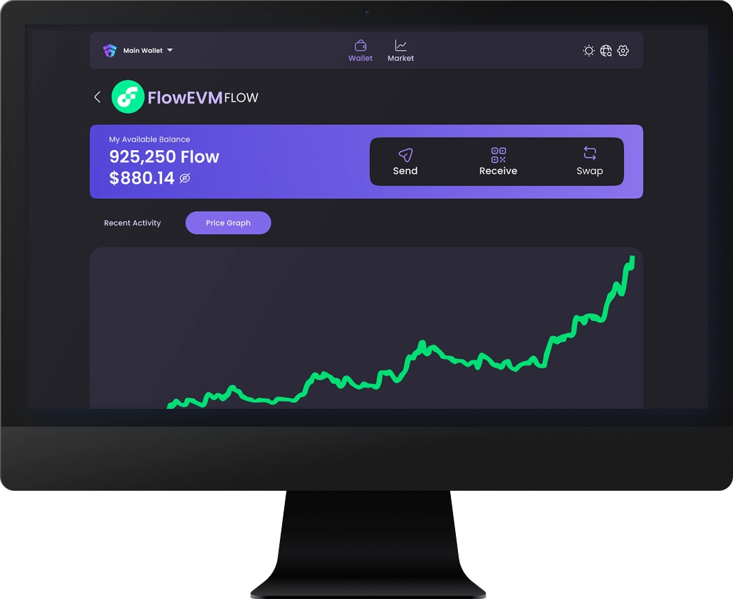 Flow EVM wallet in Hero Wallet