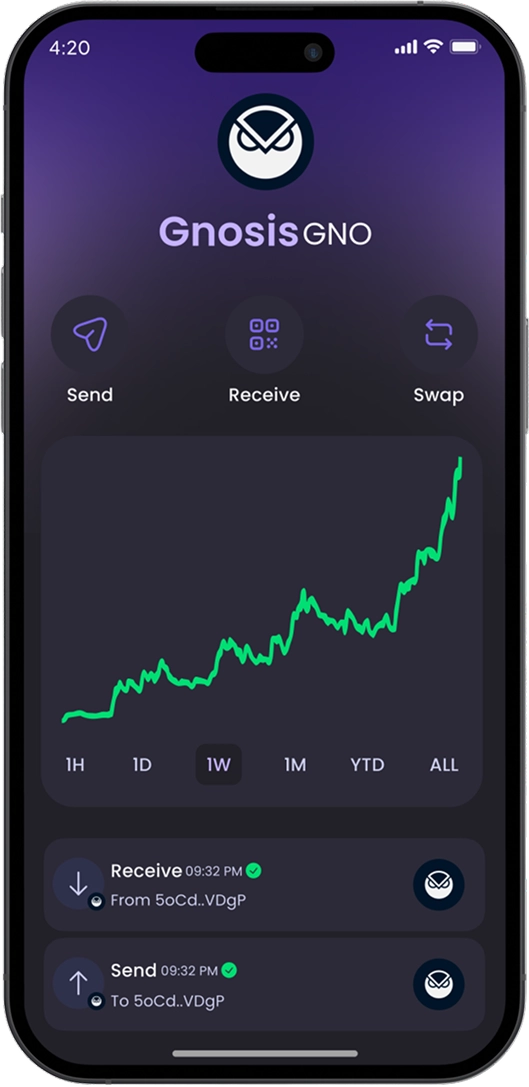 Gnosis wallet in Hero Wallet