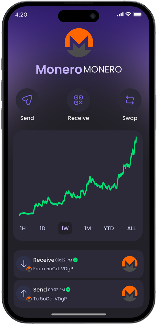 Monero Mockup