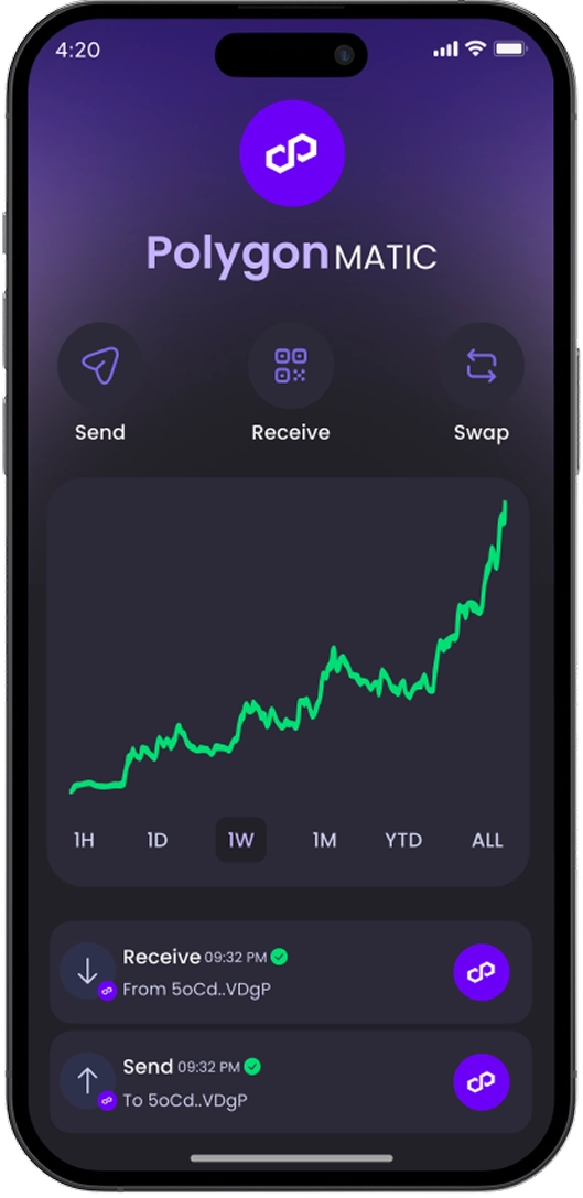 Polygon wallet in Hero Wallet