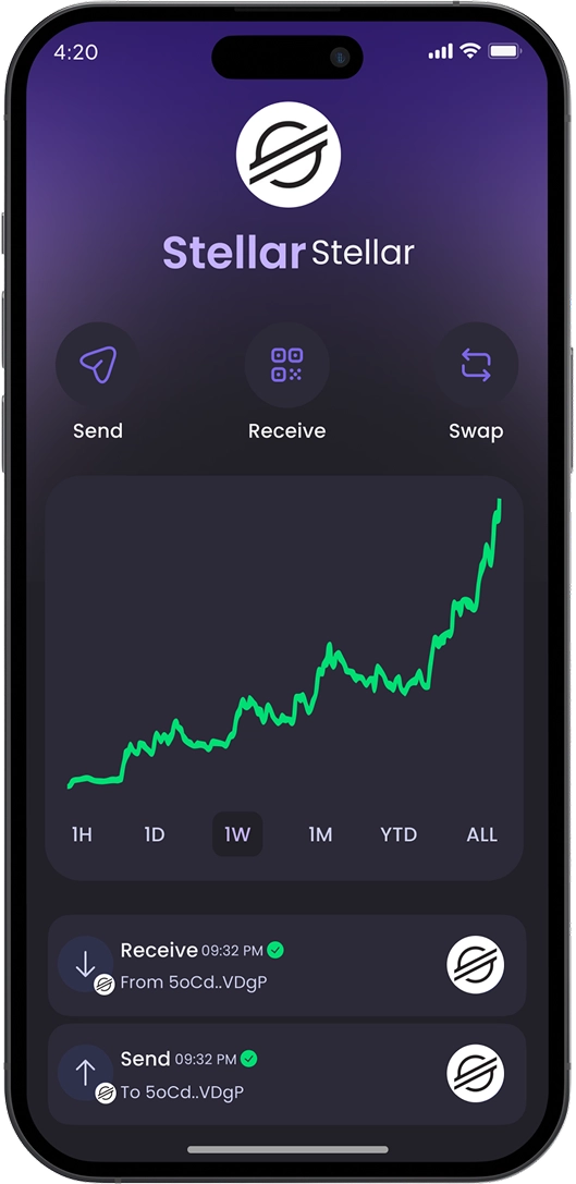 Stellar wallet in Hero Wallet