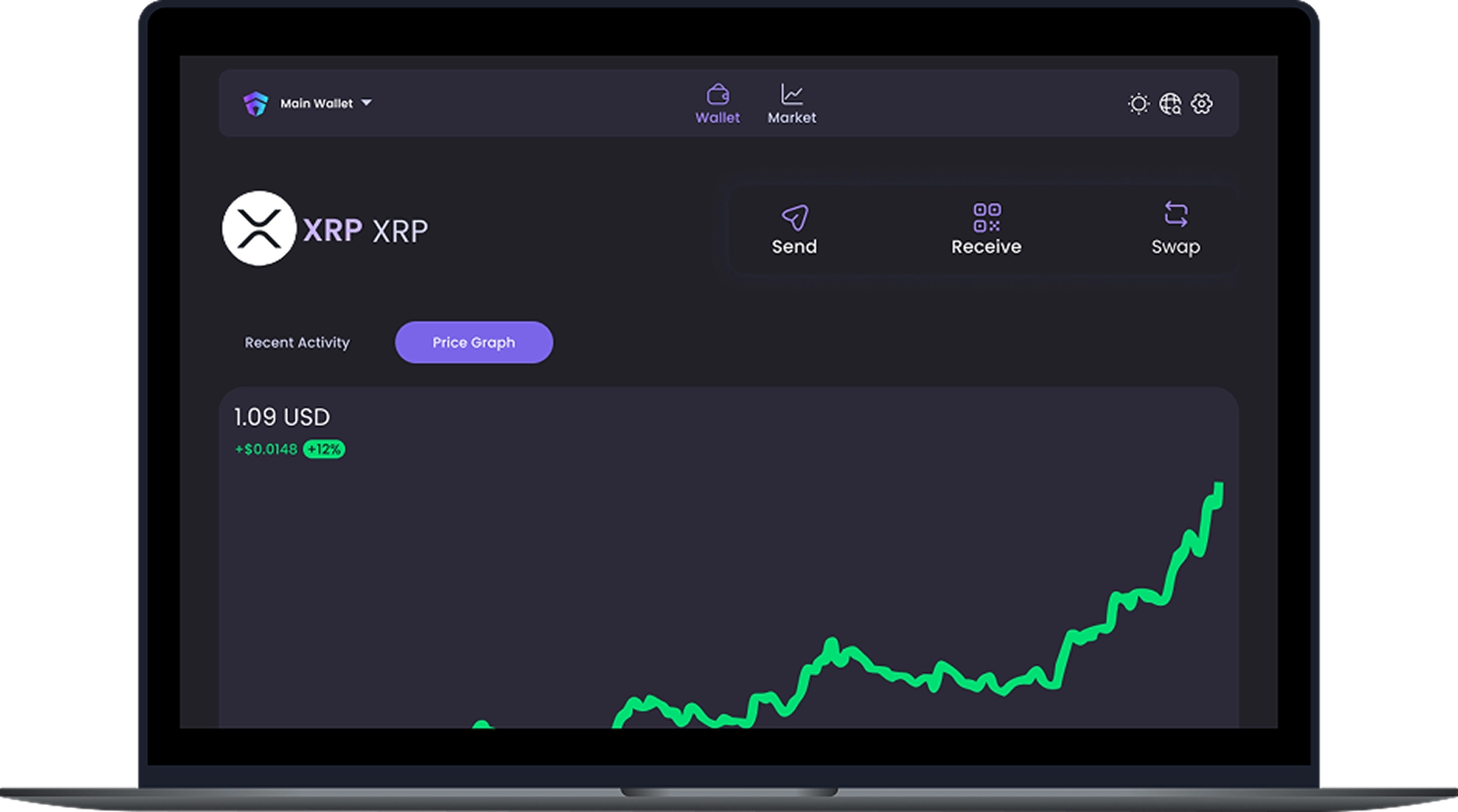 XRP Laptop Mockup